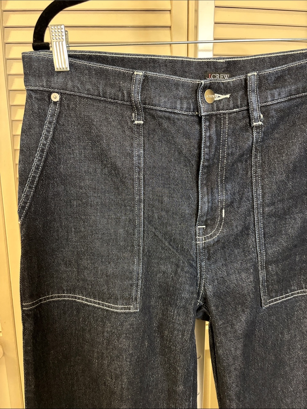 J. Crew Camp-Pocket Wide-Leg Indigo Wash Jean Size 29 - Picture 8 of 14